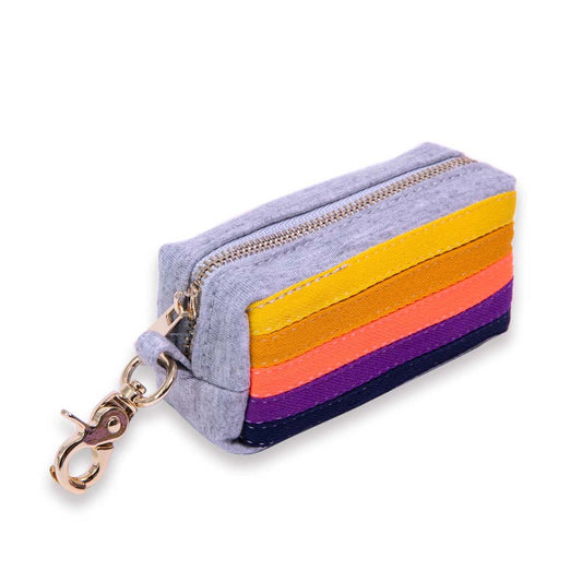 Gray Vintage Sunset Poop Bag Holder