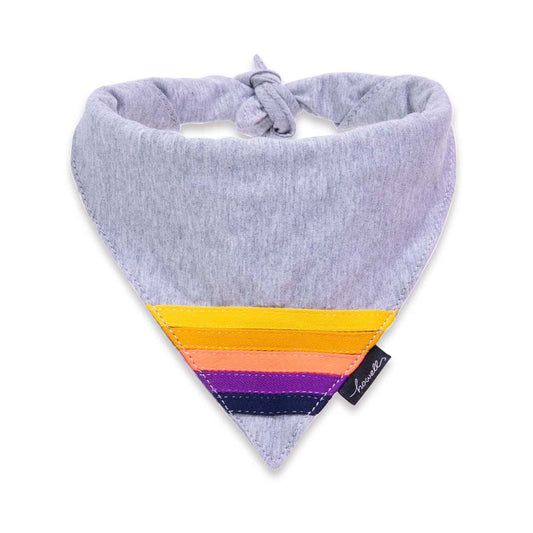 Gray Vintage Sunset Bandana